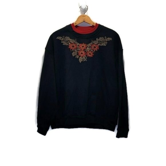 Top Stitch by Morning Sun Tops - Top Stitch by Morning Sun Women's Size 2XL Christmas Holiday Design Sweat Shirt